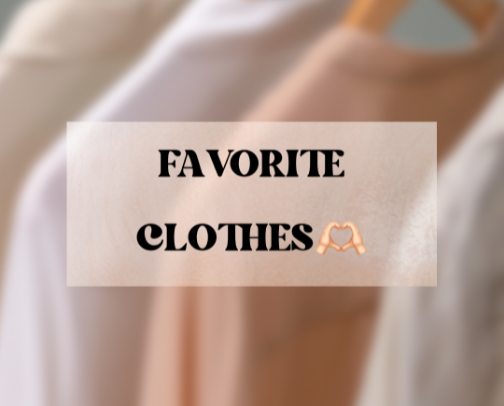 Favorite Clothes 🫶🏻 cover photo collage