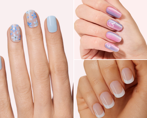 Easter DIY nails cover photo collage