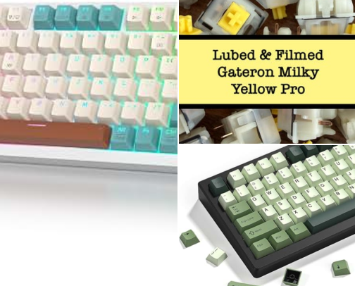 Visual Desk Reset: Aesthetic Ergonomic Mechanical Keyboard Upgrades for Peak Focus cover photo collage