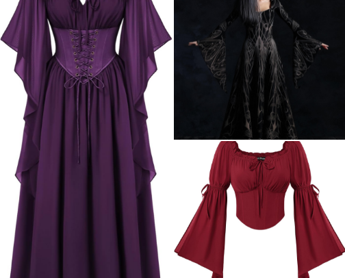 Witch Fashion, Witchy Dresses, Gothic Outfits, Cloaks, Corsets & Mystical Style cover photo collage
