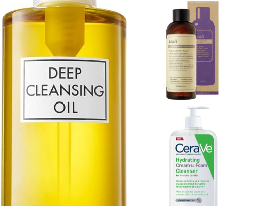 Nighttime Skincare Routine: The Secret to Glowing and Rested Skin While You Sleep!🧖🏽‍♀️🫧🌌✨ cover photo collage