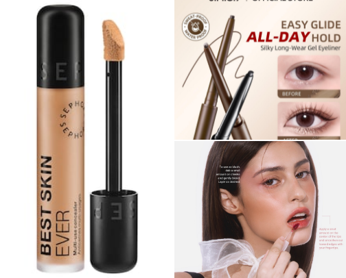 My favorite beauty recs cover photo collage