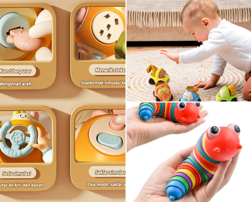 Amazing Sensory Toys for Babies cover photo collage