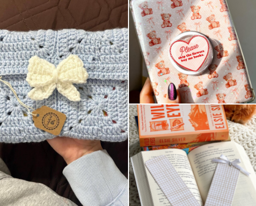 Bookish Items cover photo collage