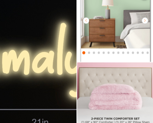 Redoing a preteen’s bedroom cover photo collage