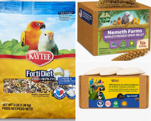Things I Bought So My Bird Would Stop Yelling cover photo collage
