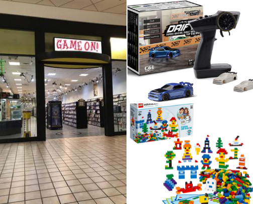 All toys for kids cover photo collage