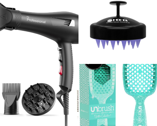 Curly Hair Essentials cover photo collage