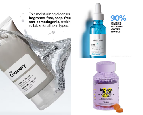 Skincare + Selfcare🤍 cover photo collage