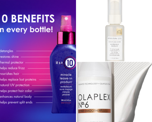 Hair care cover photo collage