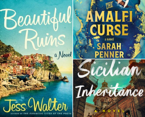 Reads for your Italian Summer🇮🇹🍝🍕🍹 cover photo collage