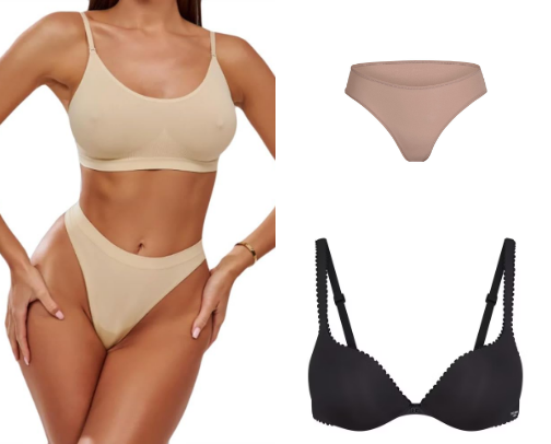 SKIMS - Clothing cover photo collage