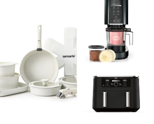 My Kitchen essential (that I CAN’T live without!) ⏲️🍳🍦 cover photo collage