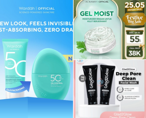 Skincare Cepat, Hasil Kilat 1-2 Minggu cover photo collage
