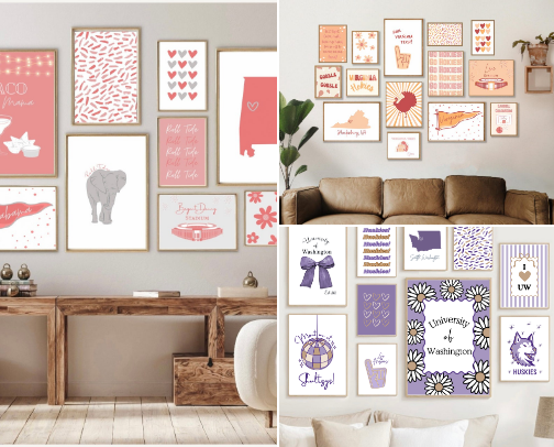 Dorm Room | College Wall Art cover photo collage