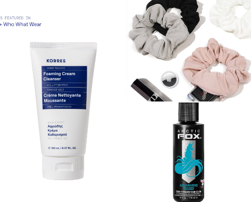 Hygiene/beauty cover photo collage