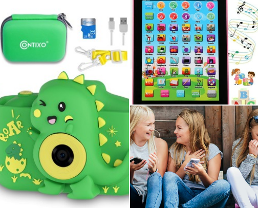Kids Friendly electronics cover photo collage