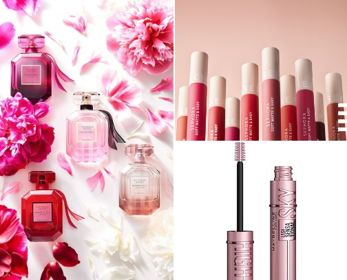 My Favorite Make Up and Perfume cover photo collage