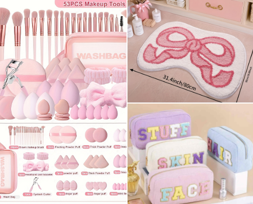 Best girly Temu finds: a list of aesthetic items🎀 cover photo collage