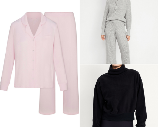 Luxe Comfort (from someone who lives in loungewear) cover photo collage