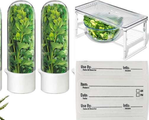 The perfect cheap fridge organizers cover photo collage