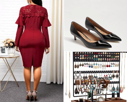 Clothing,shoes and accessories cover photo collage