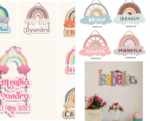 Dekorasi kamar anak cover photo collage