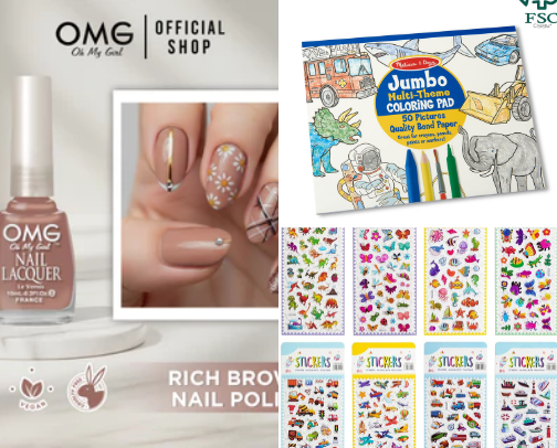 Art Supplies for the Kids cover photo collage