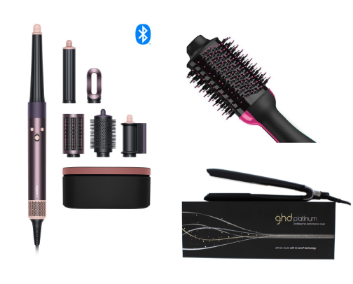 💇 Haircare & Styling Tools cover photo collage