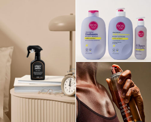 Bodycare aka all the things I use to smell + feel clean & cozy 🧴🥥 cover photo collage