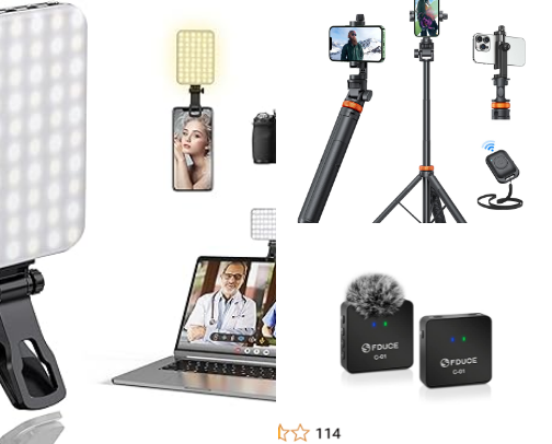 Content Creator must haves cover photo collage