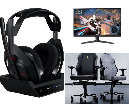 Gaming/ Streaming Accessories cover photo collage