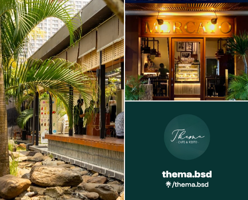 Resto and cafe cover photo collage