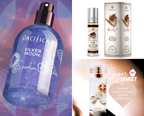 My fave affordable vanilla scents cover photo collage