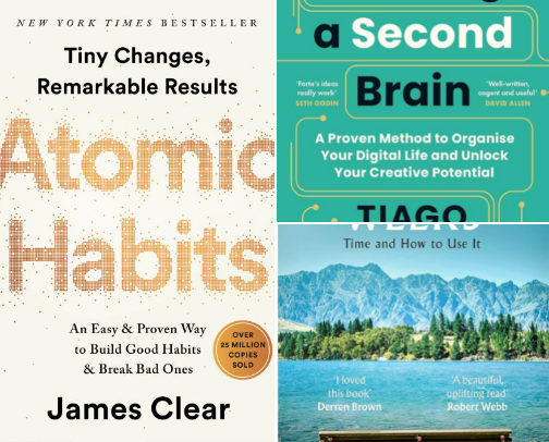 Books to organize your life cover photo collage