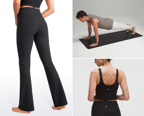 Hot yoga essentials 🔥 cover photo collage