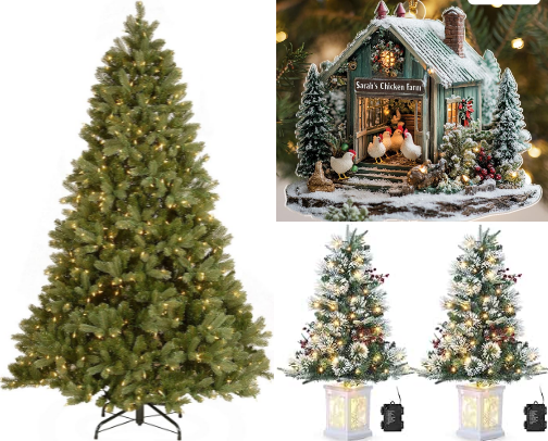 Country Christmas decor that fits my taste cover photo collage