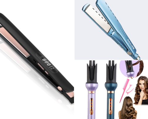 ​Professional Flat Irons & Silk Press Essentials Every Stylist Needs cover photo collage