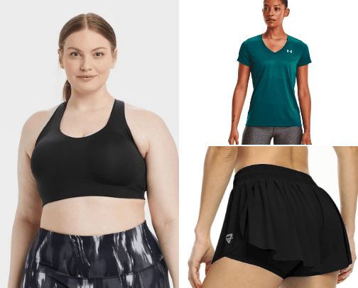 Workout Attire Favs cover photo collage