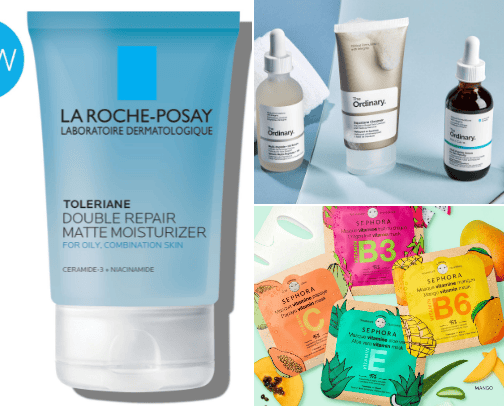 Skin care 🧴 cover photo collage
