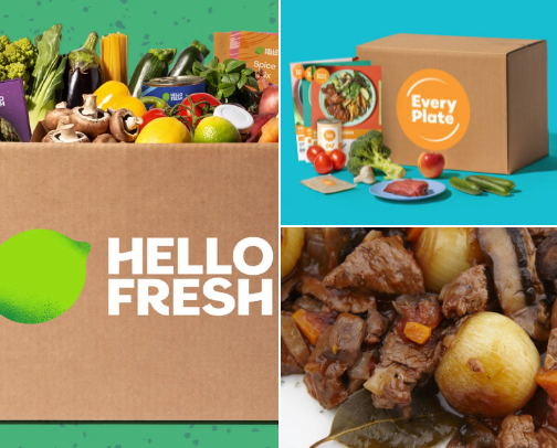 Foodie subscriptions cover photo collage