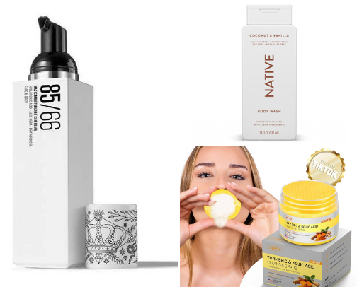 Skincare cover photo collage