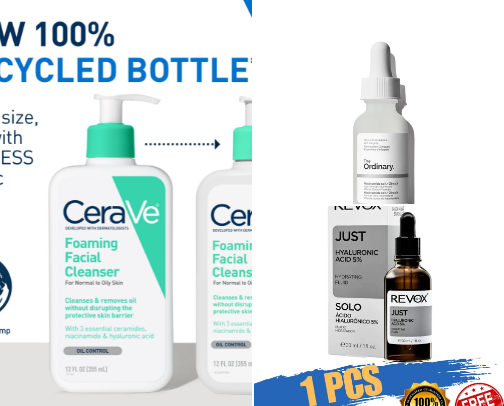 Morning Skincare routine ☀️ cover photo collage