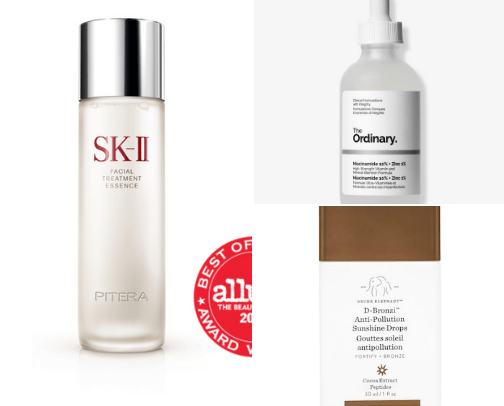 Skincare cover photo collage