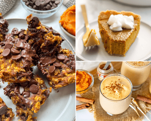 Pumped Up Pumpkin Recipes and Store-Finds cover photo collage
