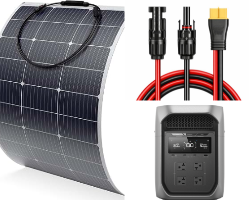Solar Stuff - Rechargeable - Off Grid - etc cover photo collage