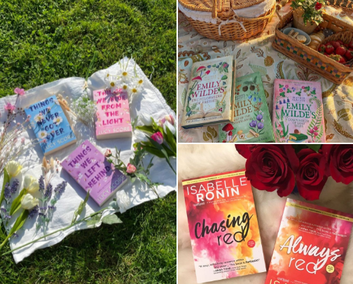 Books for blushing📚 cover photo collage