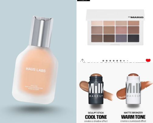 Pale girl aproved makeup cover photo collage