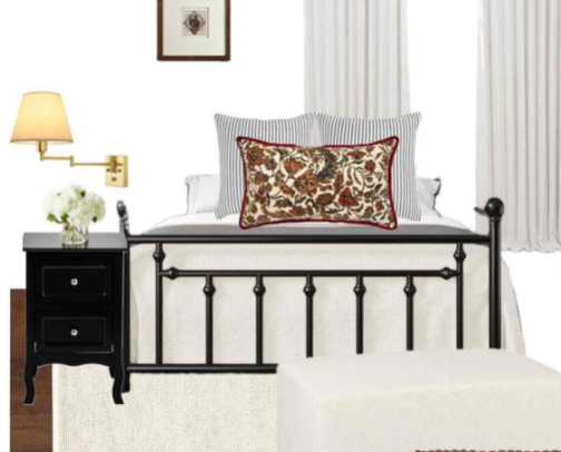 Our Elegant Guest Bedroom cover photo collage