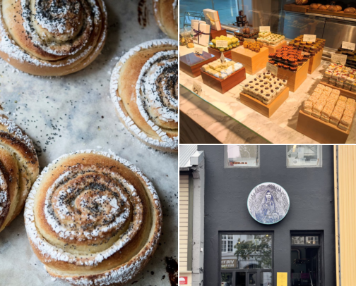 Reykjavík: Vegetarian Eats, Bakeries & Sweet Treats cover photo collage